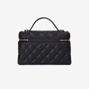 Chanel LP Vanity Case with Chain Small CC Logo in Black Caviar Leather with Gold Hardware (Contact to Enquire)