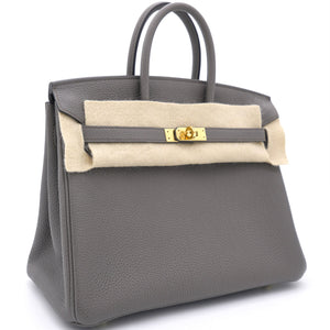 Birkin 25 Togo Gris Etain