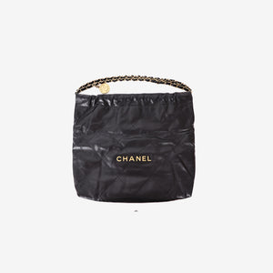 Chanel 22 Small Bag in Black Lambskin with Gold Hardware (Contact to Enquire)
