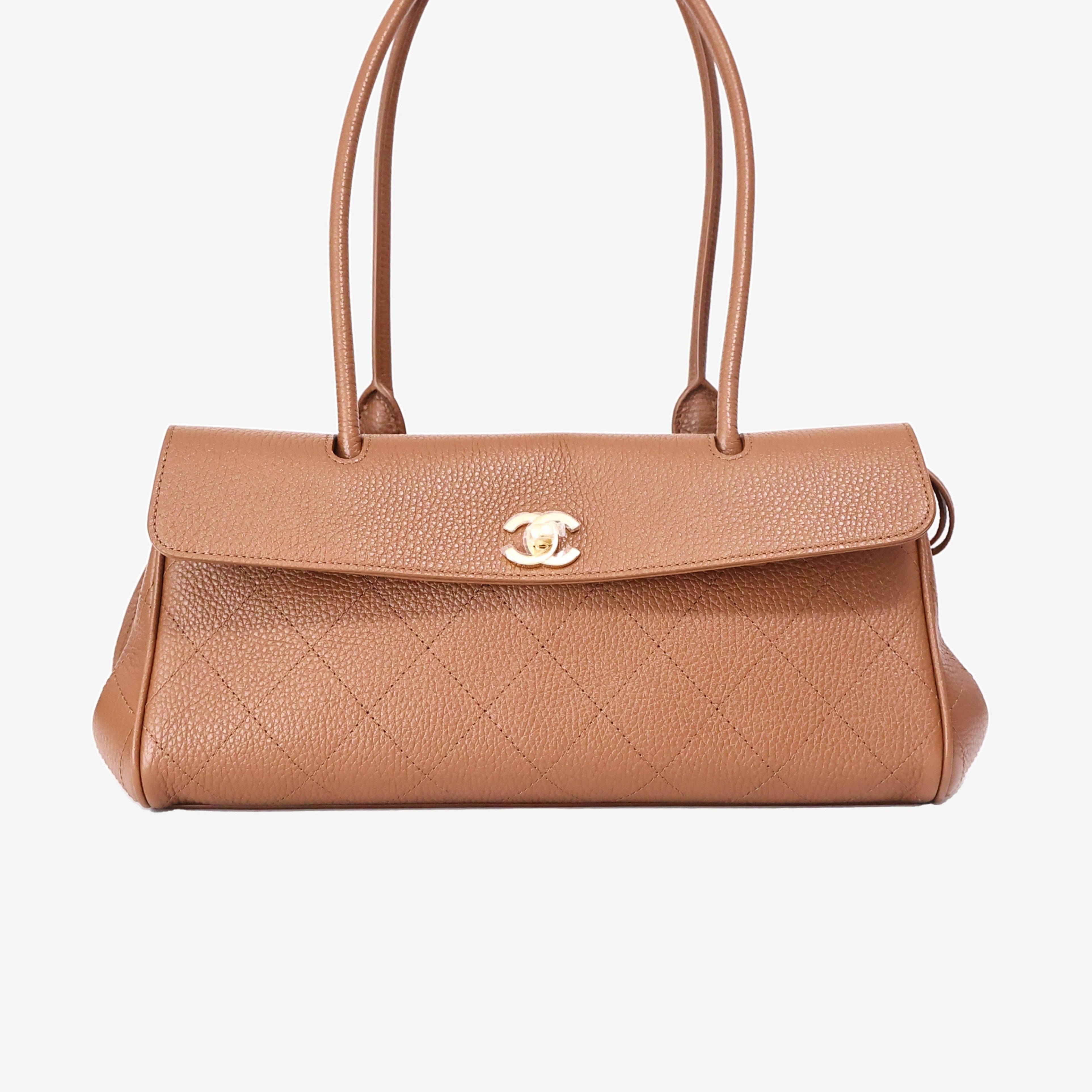 Chanel 26S Matthieu Blazy Shopping Bag in Camel Brown Calfskin Leather with Gold Hardware (Contact to Enquire)
