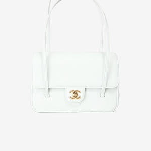 Chanel 26P Matthieu Blazy Preppy Flap Small in Light Blue Calfskin Leather with Gold Hardware (Contact to Enquire)
