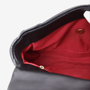 Chanel 19 Medium Flap Bag in Black Goatskin Leather with Mixed Hardware (Contact to Enquire)