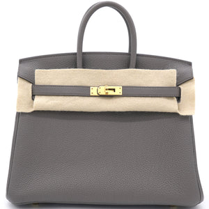 Birkin 25 Togo Gris Etain