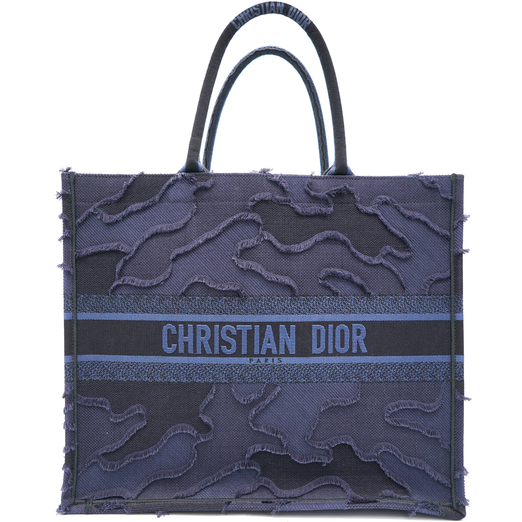 Camouflage Blue Large Book Tote