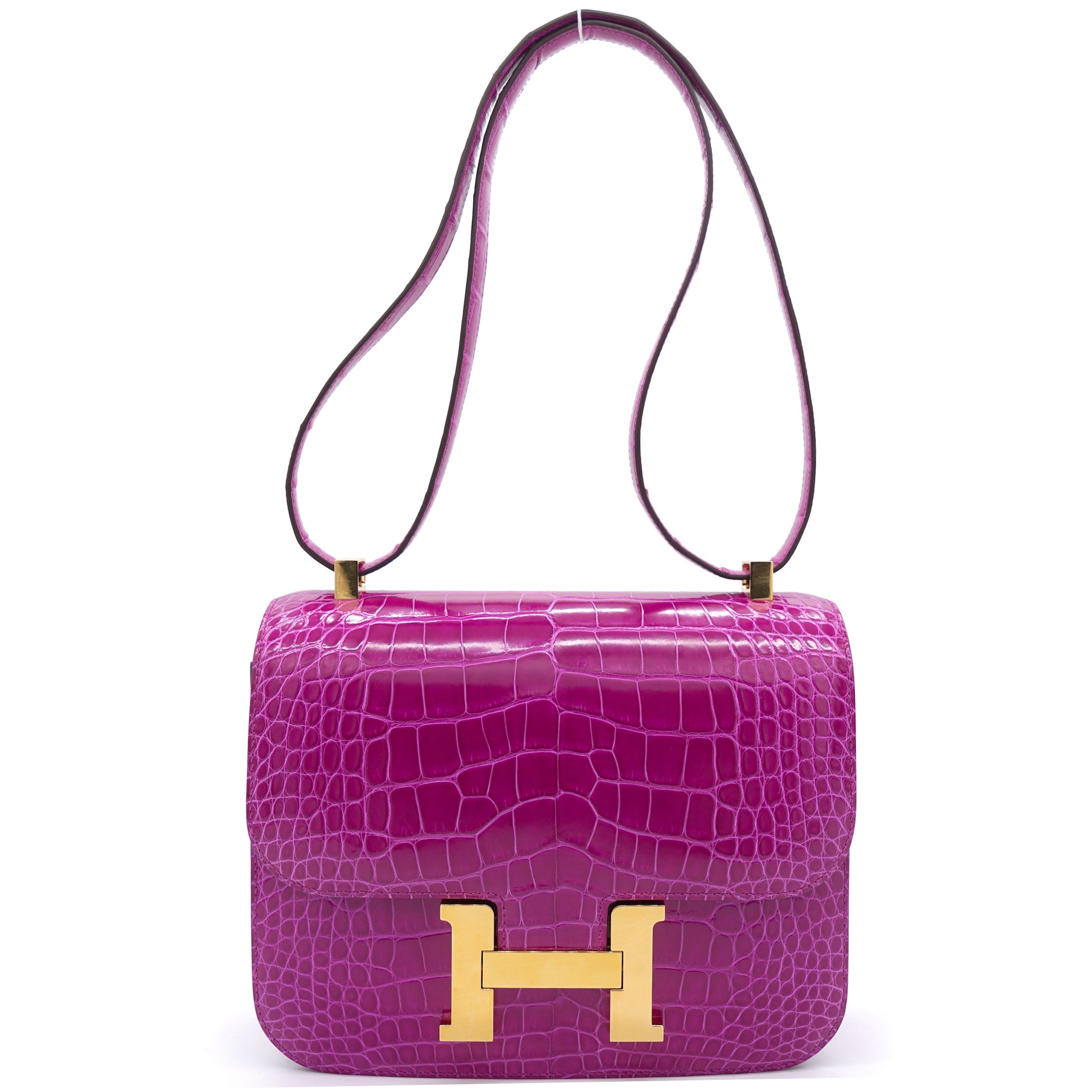 Shiny Alligator Constance 24 Rose Scheherazade
