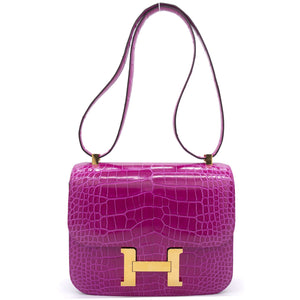 Shiny Alligator Constance 24 Rose Scheherazade