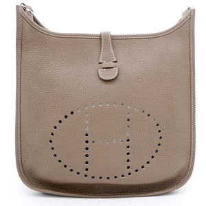 Etoupe Togo Leather Evelyne 29 Bag