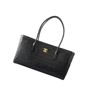 Calfskin Crocodile Embossed Archetype Shopping Tote bag