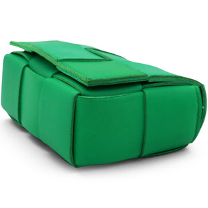 Candy Cassette Intrecciato Mini Leather Crossbody Bag