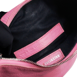 Agneau Arena Le Cagole Shoulder Bag XS Candy Pink