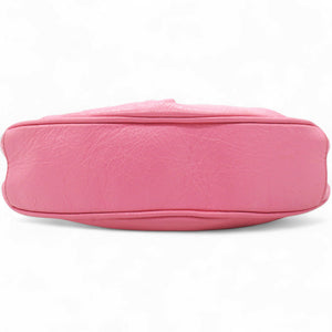 Agneau Arena Le Cagole Shoulder Bag XS Candy Pink