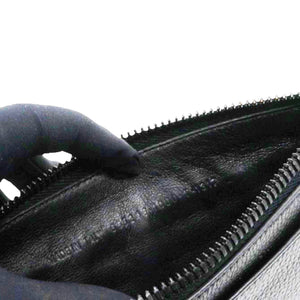 Leather Neo Classic Clutch Bag Black