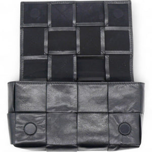 Nappa Maxi Intreccio The Belt Cassette Bag Black