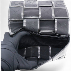 Nappa Maxi Intreccio The Belt Cassette Bag Black