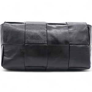 Nappa Maxi Intreccio The Belt Cassette Bag Black
