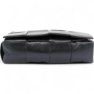 Nappa Maxi Intreccio The Belt Cassette Bag Black