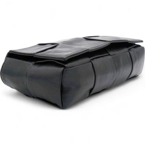 Nappa Maxi Intreccio The Belt Cassette Bag Black