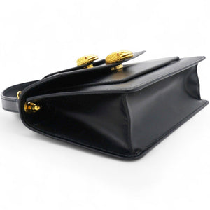Black Leather X Alexander Wang Serpenti Tote and Shoulder Bag