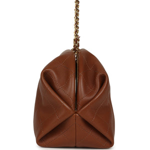 Chanel Small Clutch with Chain Camel Lambskin Gold Hardware