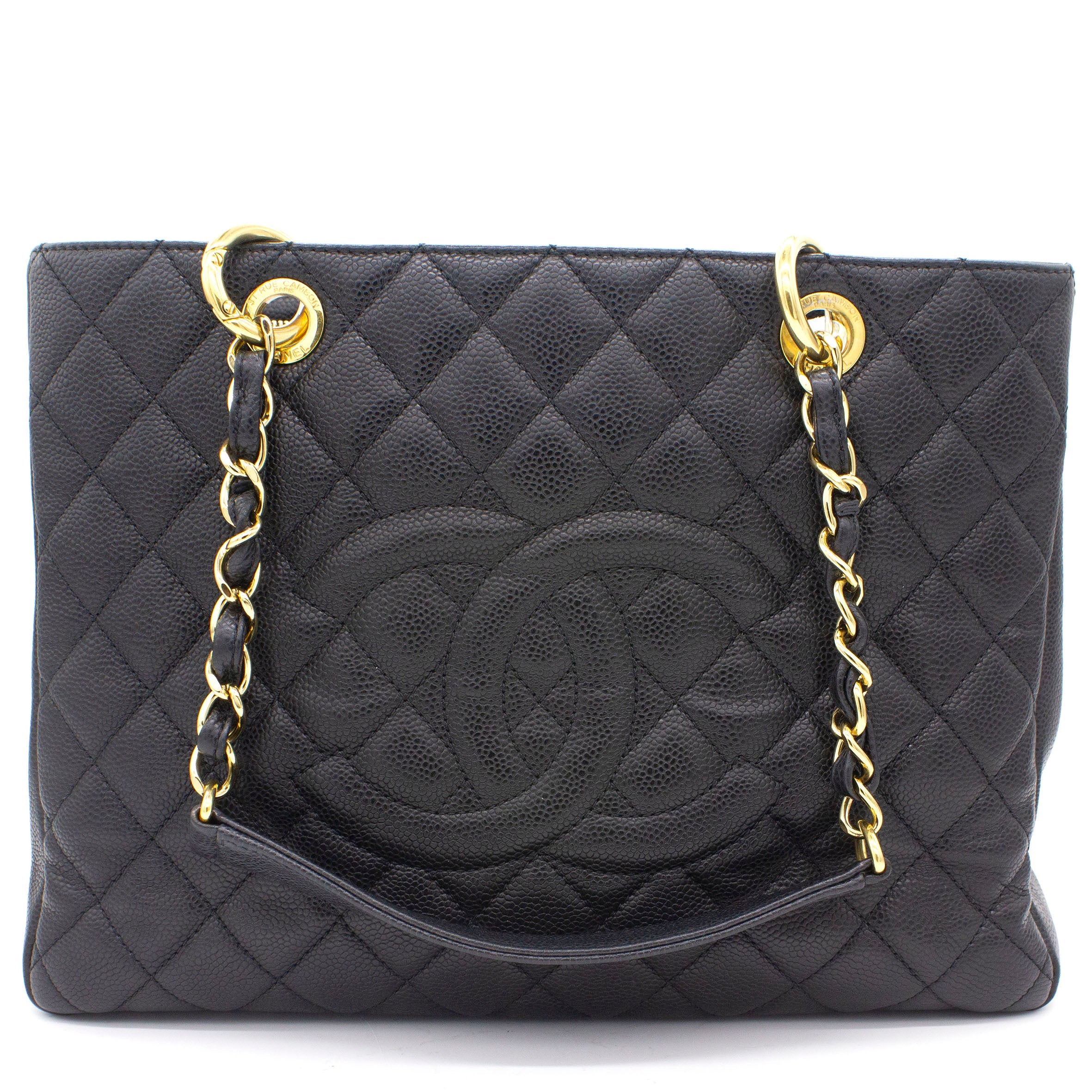 Caviar Grand Shopping Tote GST Black