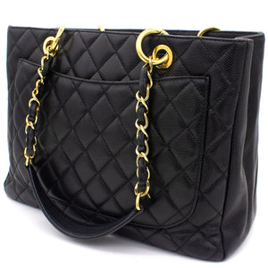 Caviar Grand Shopping Tote GST Black