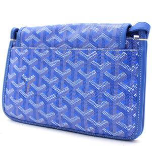 Blue Goyardine Coated Canvas Plumet Crossbody Bag