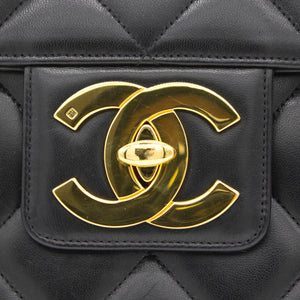 1995 diamond quilted briefcase