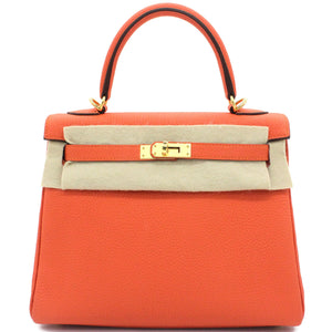Kelly 25 Togo 9J Feu Leather