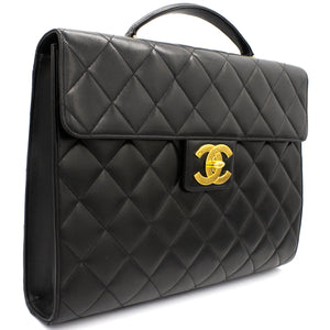 1995 diamond quilted briefcase
