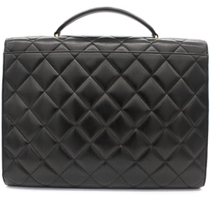 1995 diamond quilted briefcase