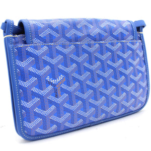 Blue Goyardine Coated Canvas Plumet Crossbody Bag