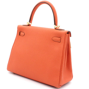 Kelly 25 Togo 9J Feu Leather