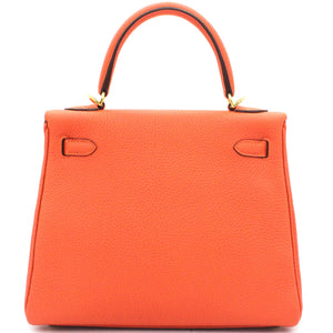Kelly 25 Togo 9J Feu Leather
