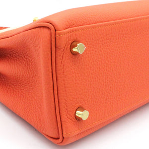 Kelly 25 Togo 9J Feu Leather