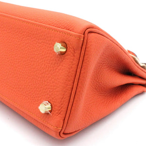 Kelly 25 Togo 9J Feu Leather