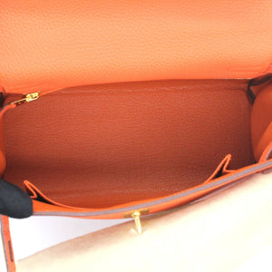 Kelly 25 Togo 9J Feu Leather