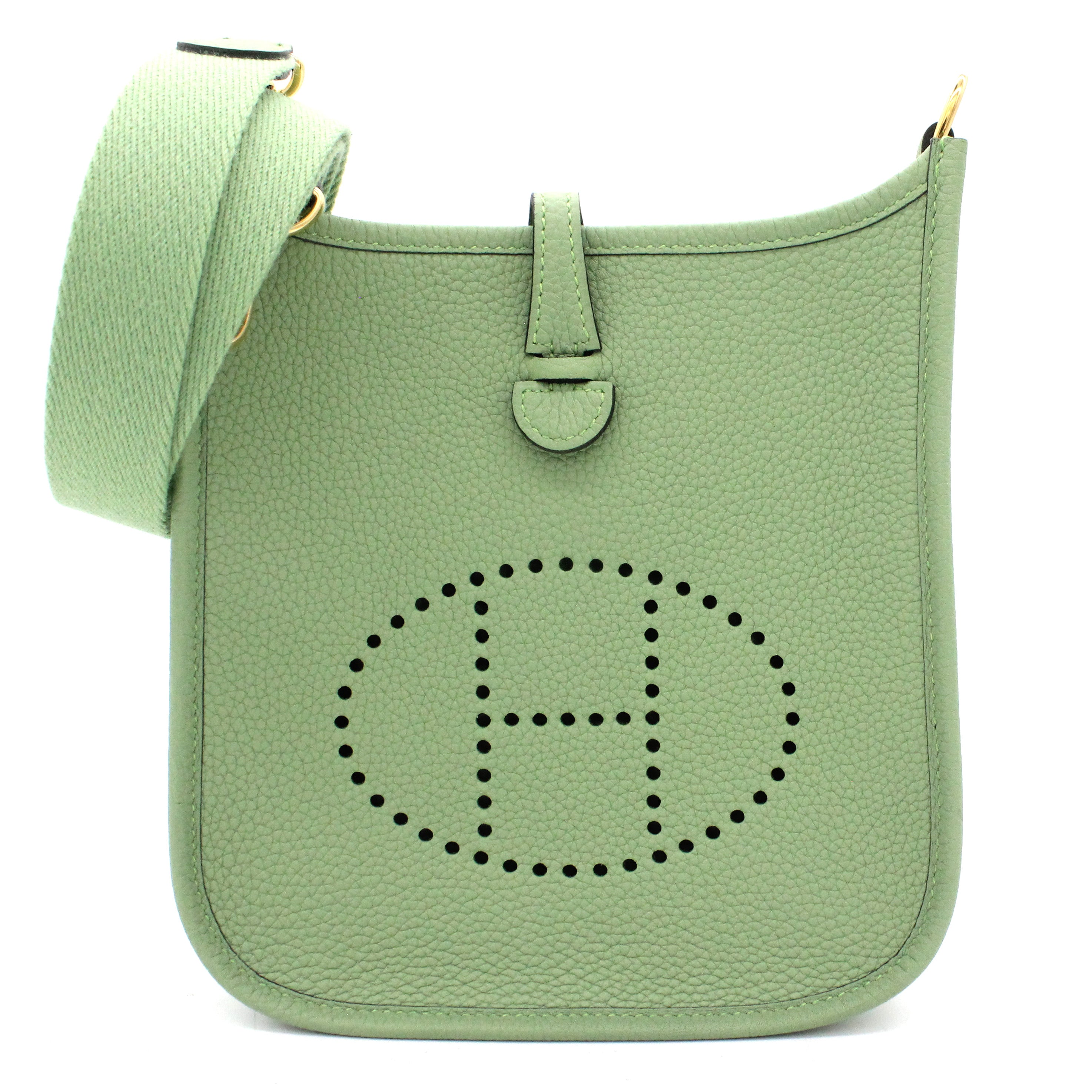 mini Evelyne TPM shoulder bag 3I avocado green