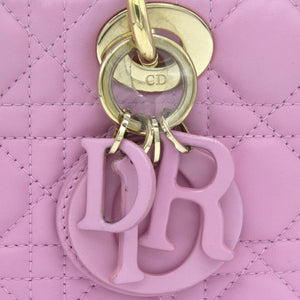 Pink Quilted Leather Runway Bag