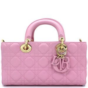Pink Quilted Leather Runway Bag