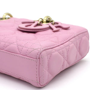 Pink Quilted Leather Runway Bag