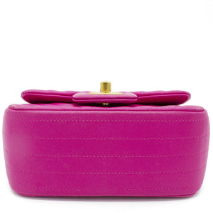 Chevron Mini Square Flap Bag