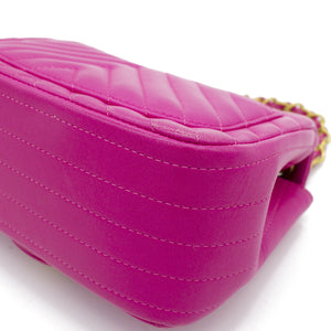 Chevron Mini Square Flap Bag