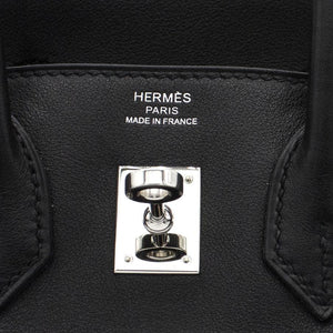 Birkin 25 tote bag Swift Noir