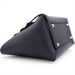 Grained Calfskin Belt Bag Navy Mini