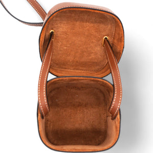 Smooth Calfskin Cuir Triomphe Box Tan