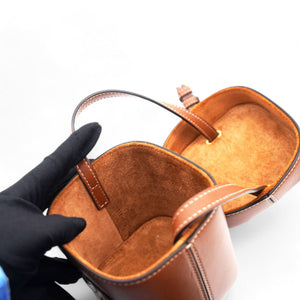 Smooth Calfskin Cuir Triomphe Box Tan