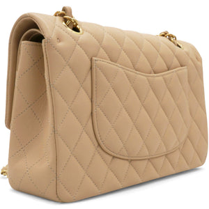 Classic Flap Medium Beige Lambskin