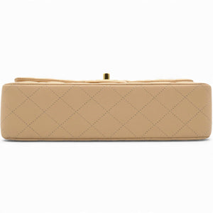 Classic Flap Medium Beige Lambskin