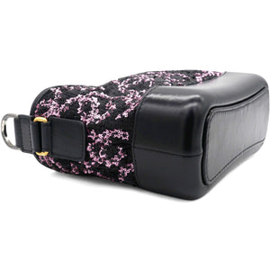 Sequin Small Gabrielle Hobo Black/Gold