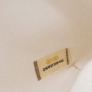 White Long Fluffy Mohair Fur Clutch Bag Classic Double C Turn Lock Luxury Evening Handbag